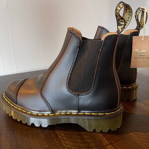Dr. Martens Black Leather Chelsea Boots NEVER WORN